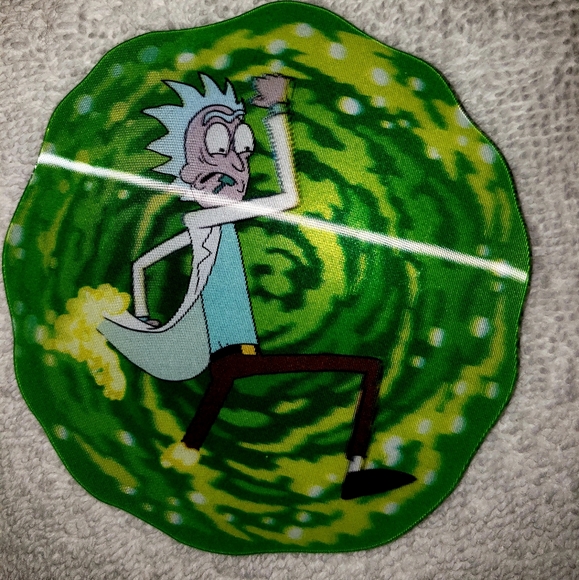 Rick & Morty 3D Dimensional Portal 4pc Coasters Mr Poopy Butthole Mr Meeseeks - Picture 2 of 8